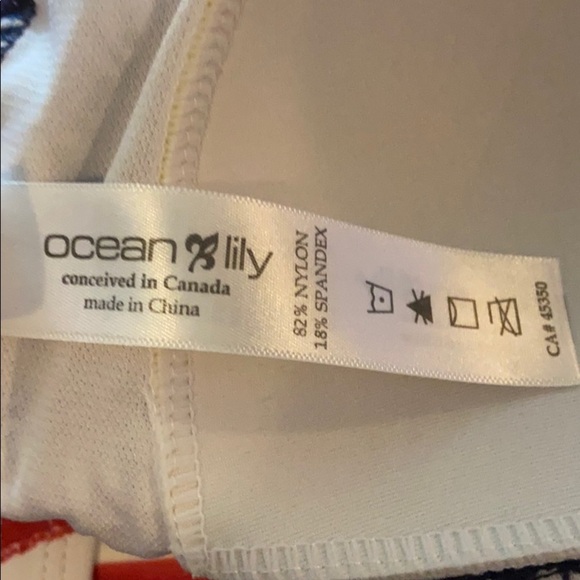 Ocean Lily Women’s One Piece Swimsuit Size SP - Picture 7 of 9